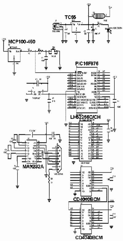圖1、圖2、圖4和圖5中布線(xiàn)的電路原理圖