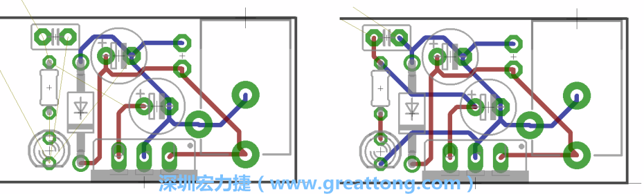 2.3. 下一步，進(jìn)行布線并連接各個(gè)電源供應(yīng)的連結(jié)點(diǎn)。
